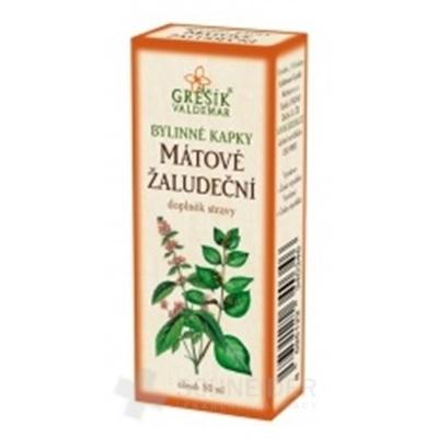 GREŠÍK BYLINNÉ KVAPKY MÄTOVÉ ŽALÚDOČNÉ