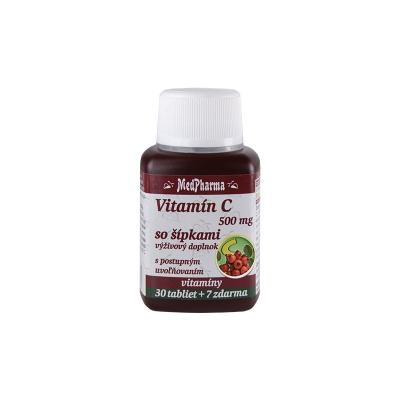 MedPharma VITAMIN C 500MG with arrows