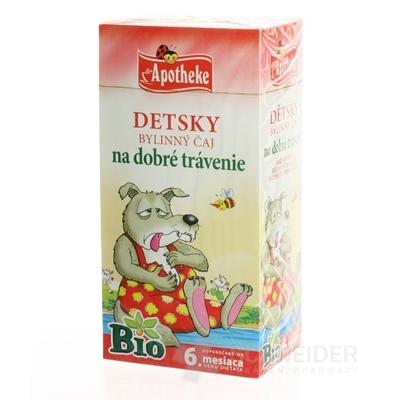 APOTHEKE BIO DETSKÝ BYLINNÝ ČAJ NA DOBRÉ TRÁVENIE