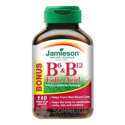 JAMIESON VITAMINS B6, B12 AND FOLIC ACID