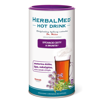 Herbalmed HOT DRINK Dr.Weiss - dýchacie cesty a imunita 180 g