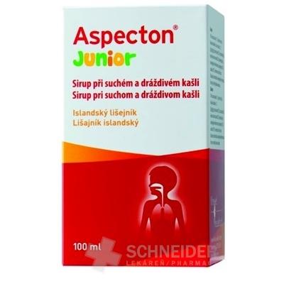 Aspecton Junior sirup pri suchom a dráždivom kašli