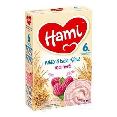 HAMI milk rice porridge with raspberries