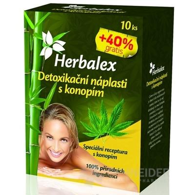 Herbalex Detoxikačné náplasti s konopou