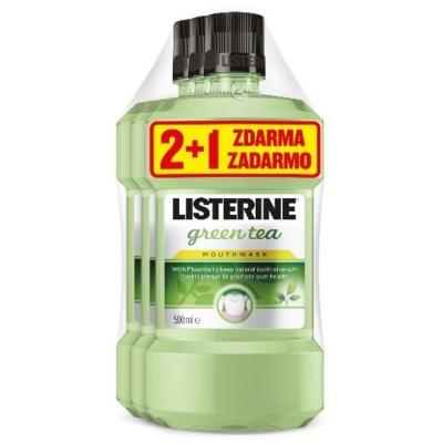 Listerine green tea 2+1 zdarma