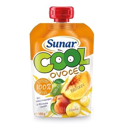 Sunar COOL ovocie Broskyňa, Banán, Jablko