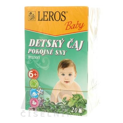 LEROS BABY DET.CAJ POKOJ.SNY 20X1,5G