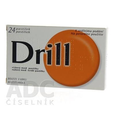 DRILL PINK HONEY hard lozenges pas ord 1x24 pcs