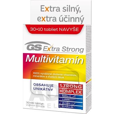 GS Extra Strong Multivitamin, tbl. 30 + 10 2017