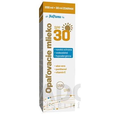MedPharma OPAĽOVACIE MLIEKO SPF 30