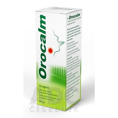 Orocalm 1,5mg/ml orální sprej,roztok 30 ml