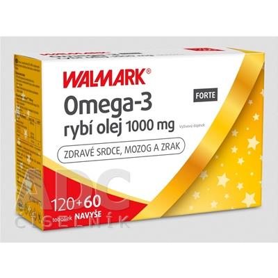 Omega - 3 FORTE rybí olej 1000mg 120+60tob.PROMO 2019