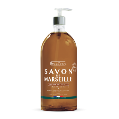 BeauTerra - traditional Marseille liquid soap - bamboo butter