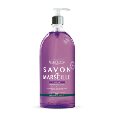 BeauTerra - traditional Marseille liquid soap - lavender