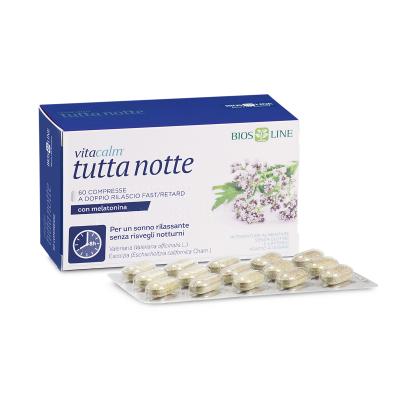 VitaCalm Tutta Notte for peaceful sleep with melatonin