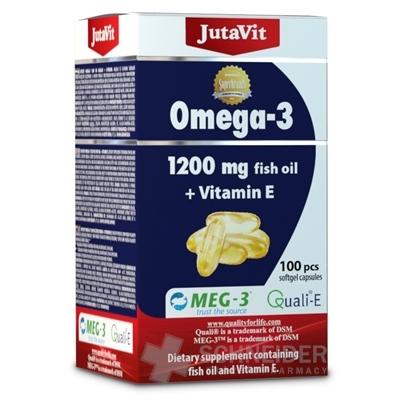 JutaVit Omega-3 1200 rybí olej + vitamín E