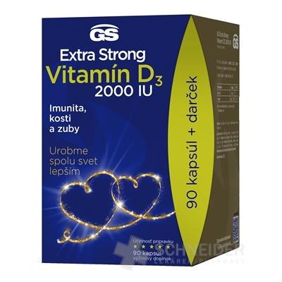 GS Extra Strong Vitamín D3 2000 IU darček 2022