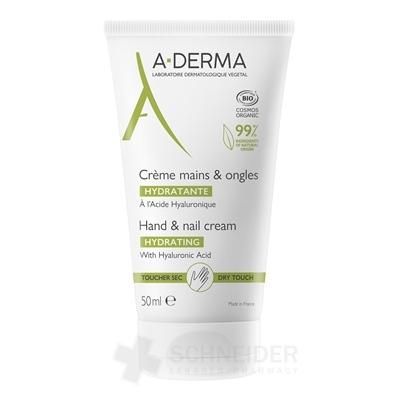 A-DERMA HAND AND NAIL CREAM MOISTURIZING