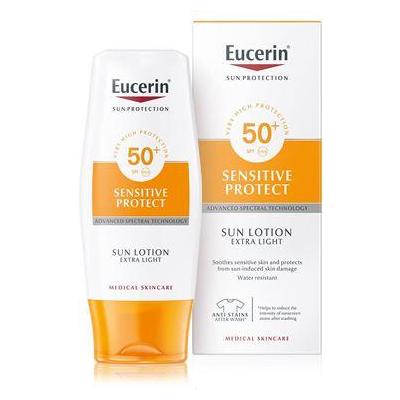 Eucerin Extra ľahké mlieko na opaľovanie SPF 50 150ml