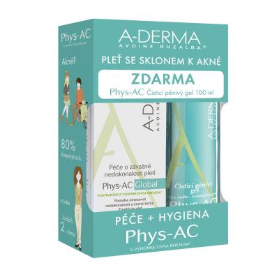 A-Derma Phys-AC Global 40ml + cleansing gel 100ml