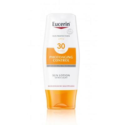 Eucerin Extra ľahké mlieko na opaľovanie Photoaging Control SPF 30 150ml